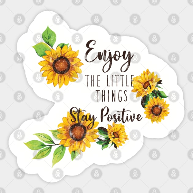 Enjoy the little thing Sticker by LifeTime Design